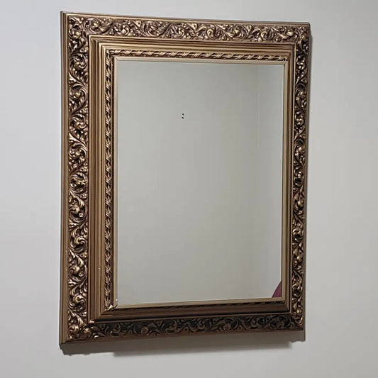 Hollywood Regency Mirrored Cabinet Vintage - Decor