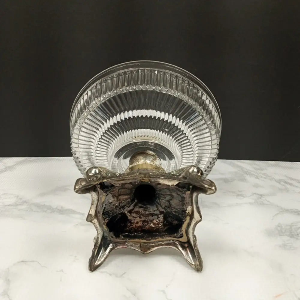 Hollywood Regency Pedestal Candy Dish ( Vintage ) Decor