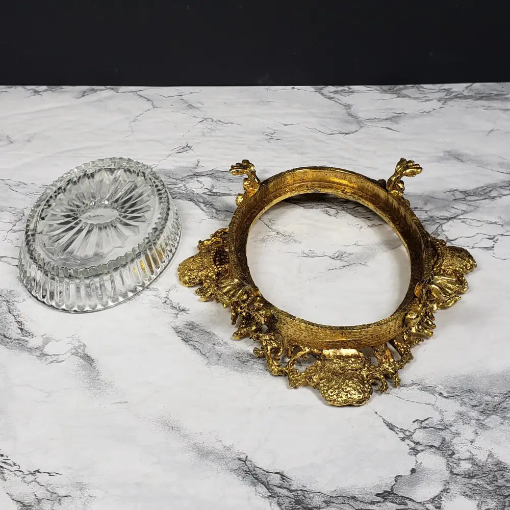 Hollywood Regency Vanity Or Soap Dish Vintage Collectibles