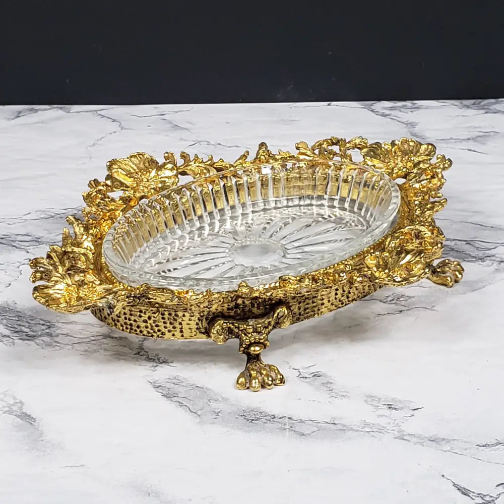 Hollywood Regency Vanity Or Soap Dish Vintage Collectibles