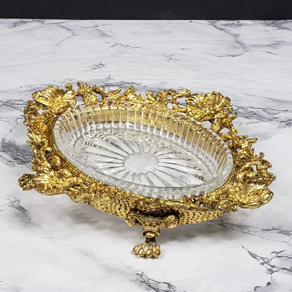 Hollywood Regency Vanity Or Soap Dish Vintage Collectibles