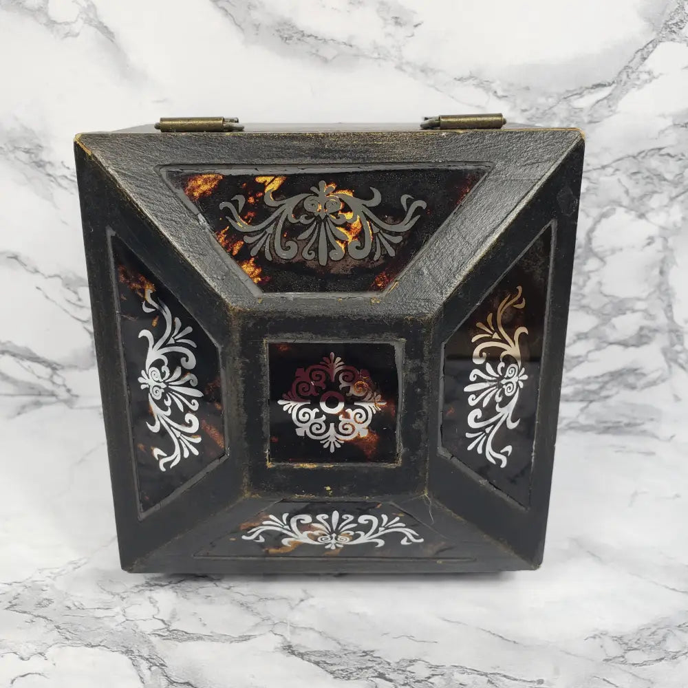 Home Interiors Clock Box Vintage Decor
