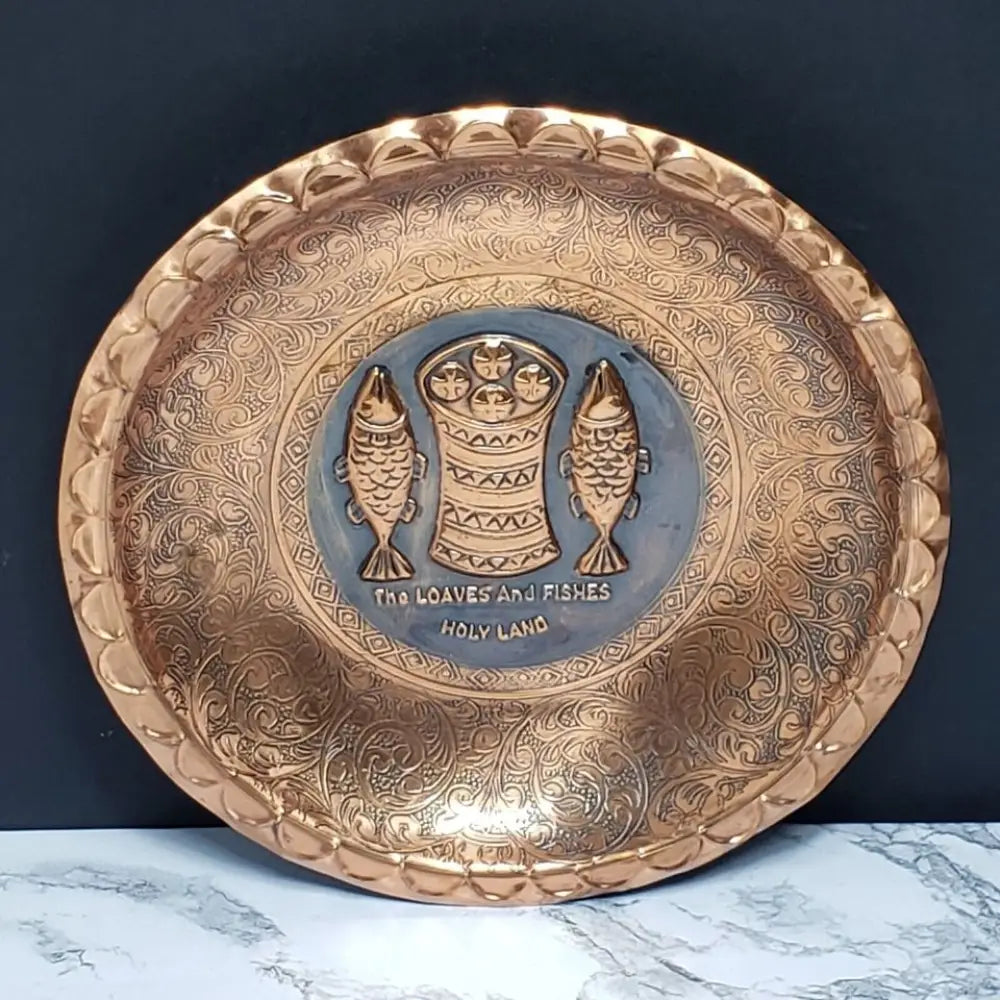 Israel Copper Wall Plaques Vintage - Decor