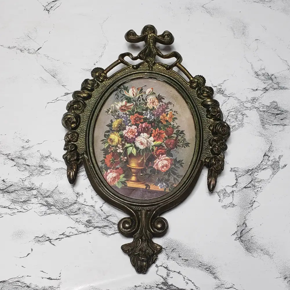 Italian Filigree Framed Small Pictures 4Pc (Vintage) Decor