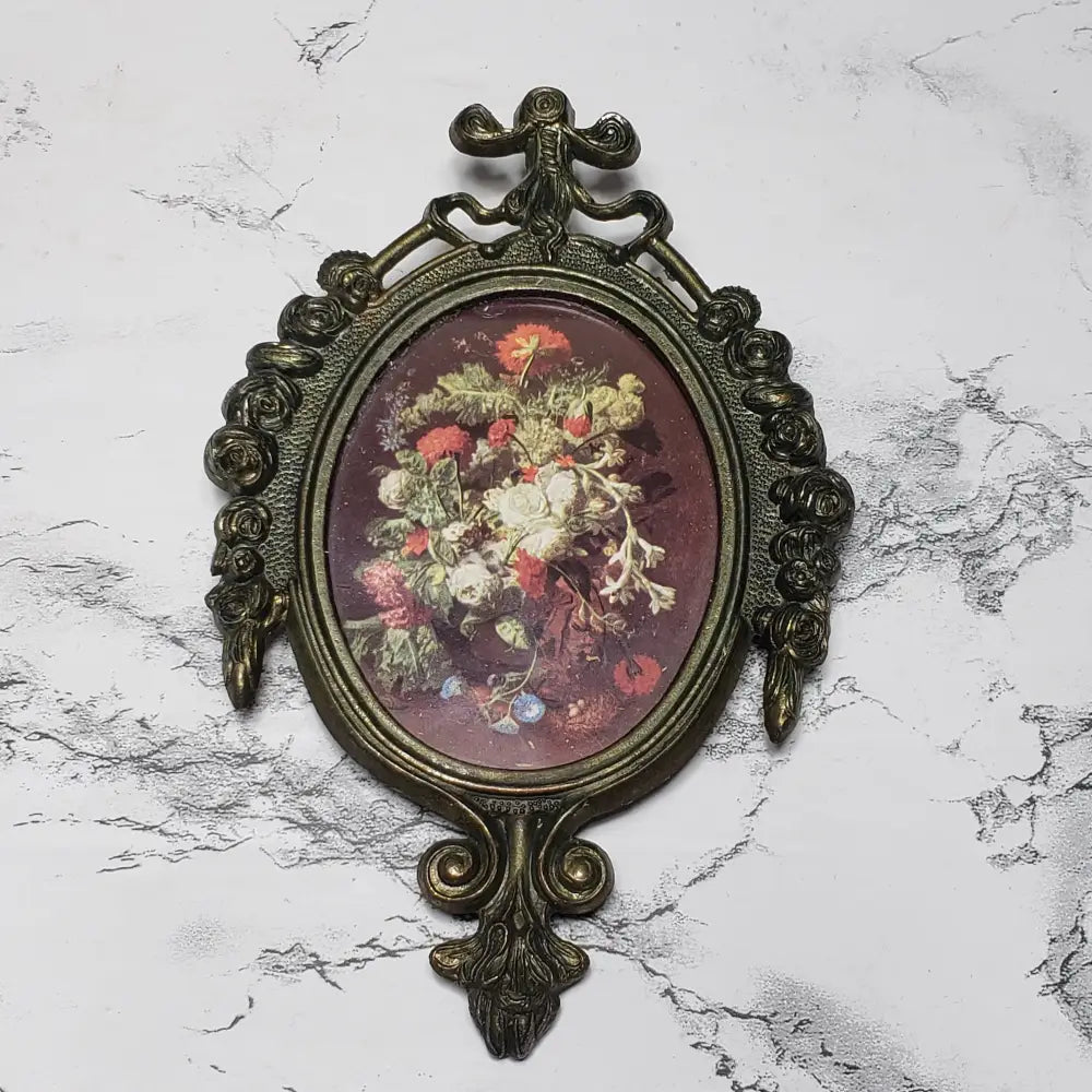 Italian Filigree Framed Small Pictures 4Pc (Vintage) Decor