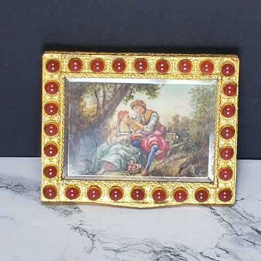 Hand Painted Italian Cigarette Case (Vintage) Decor