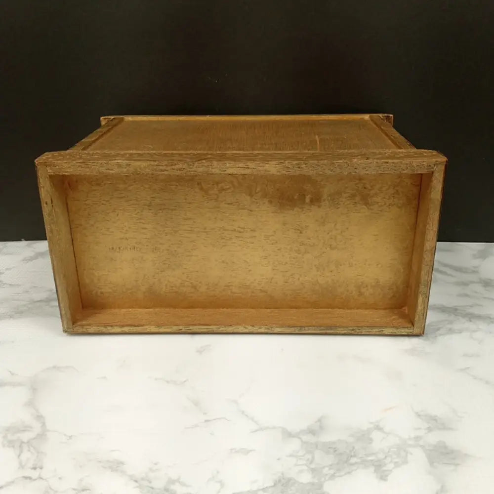Handmade Solid Wood Jewelry Box Japan ( Vintage ) Decor