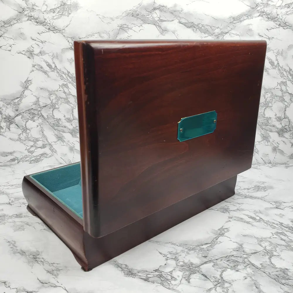 Jewelry Box Solid Wood Made In Usa Vintage Home & Garden