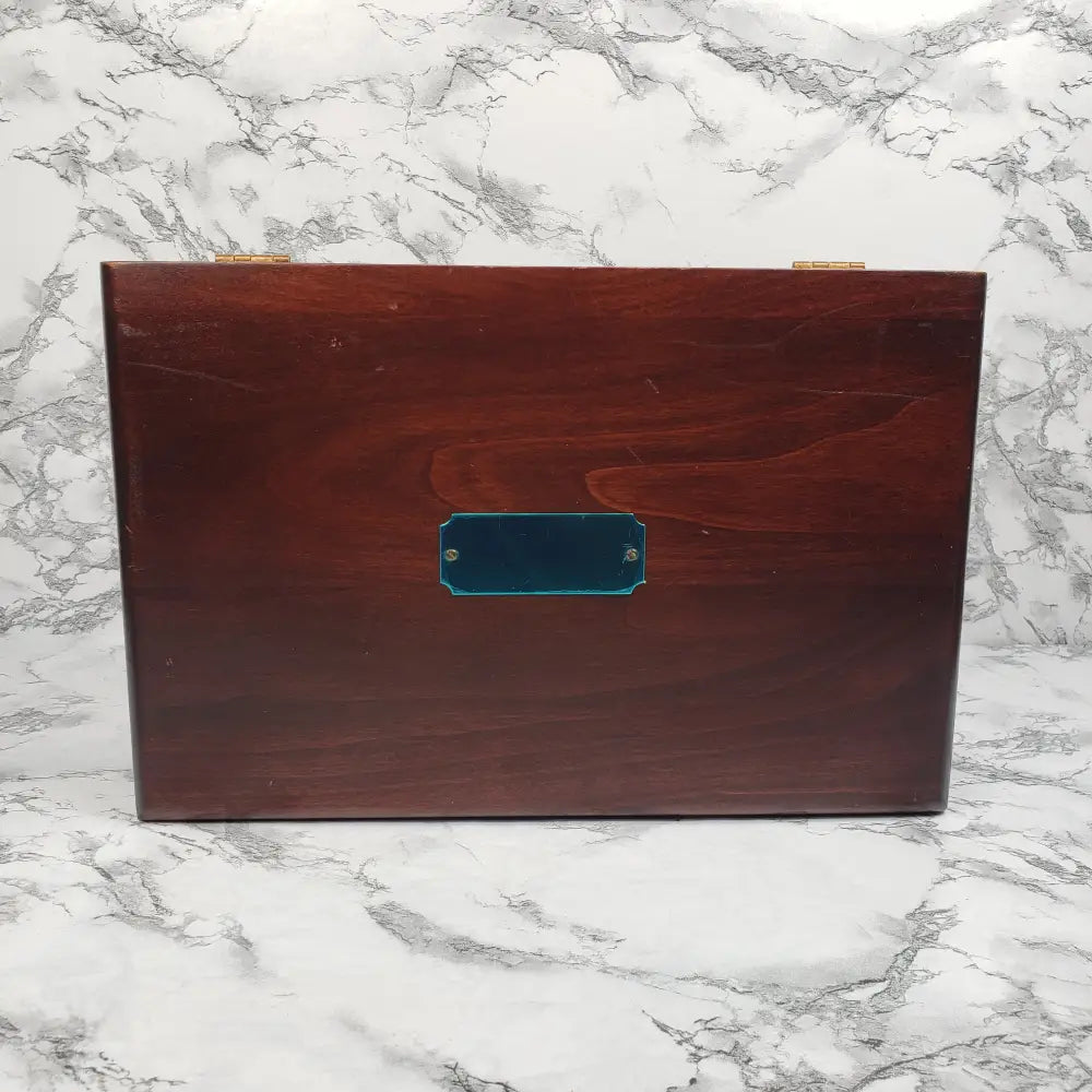 Jewelry Box Solid Wood Made In Usa Vintage Home & Garden