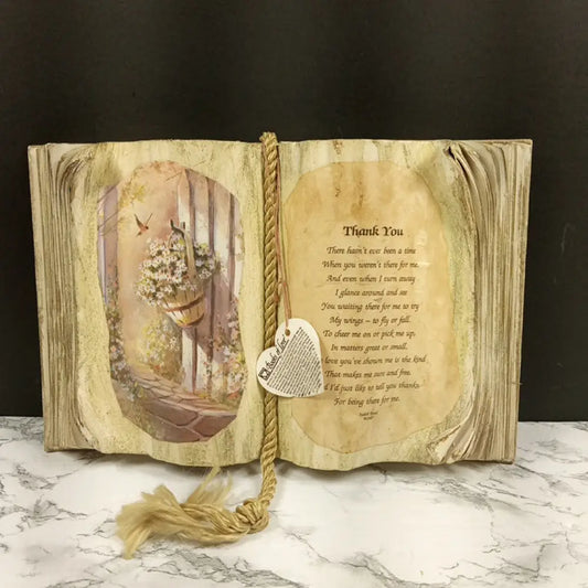 Judith Bond Book Of Love Thank You Poem Vintage Decor