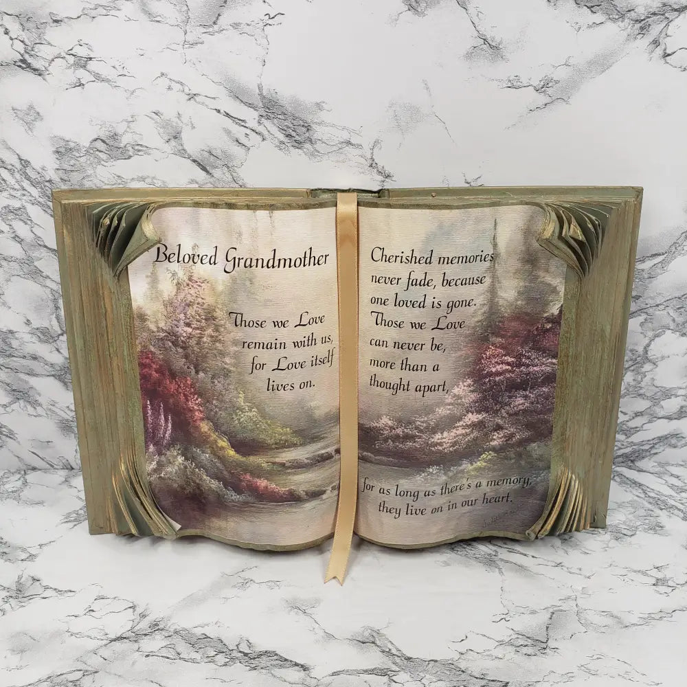Judith Bond Grandmother Poem Book Vintage Decor
