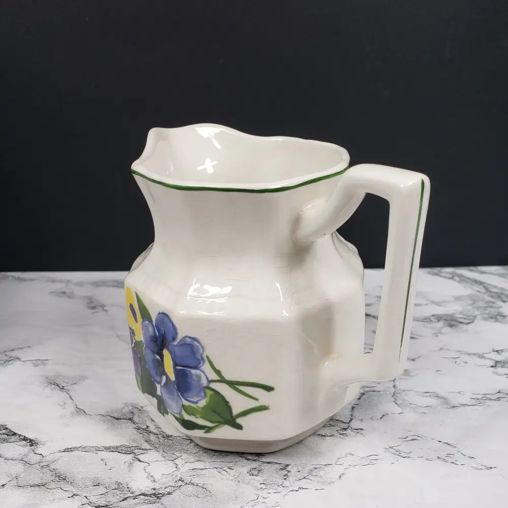 Kensington Staffordshire Ironstone Wayside Teapot And Creamer Vintage Decor