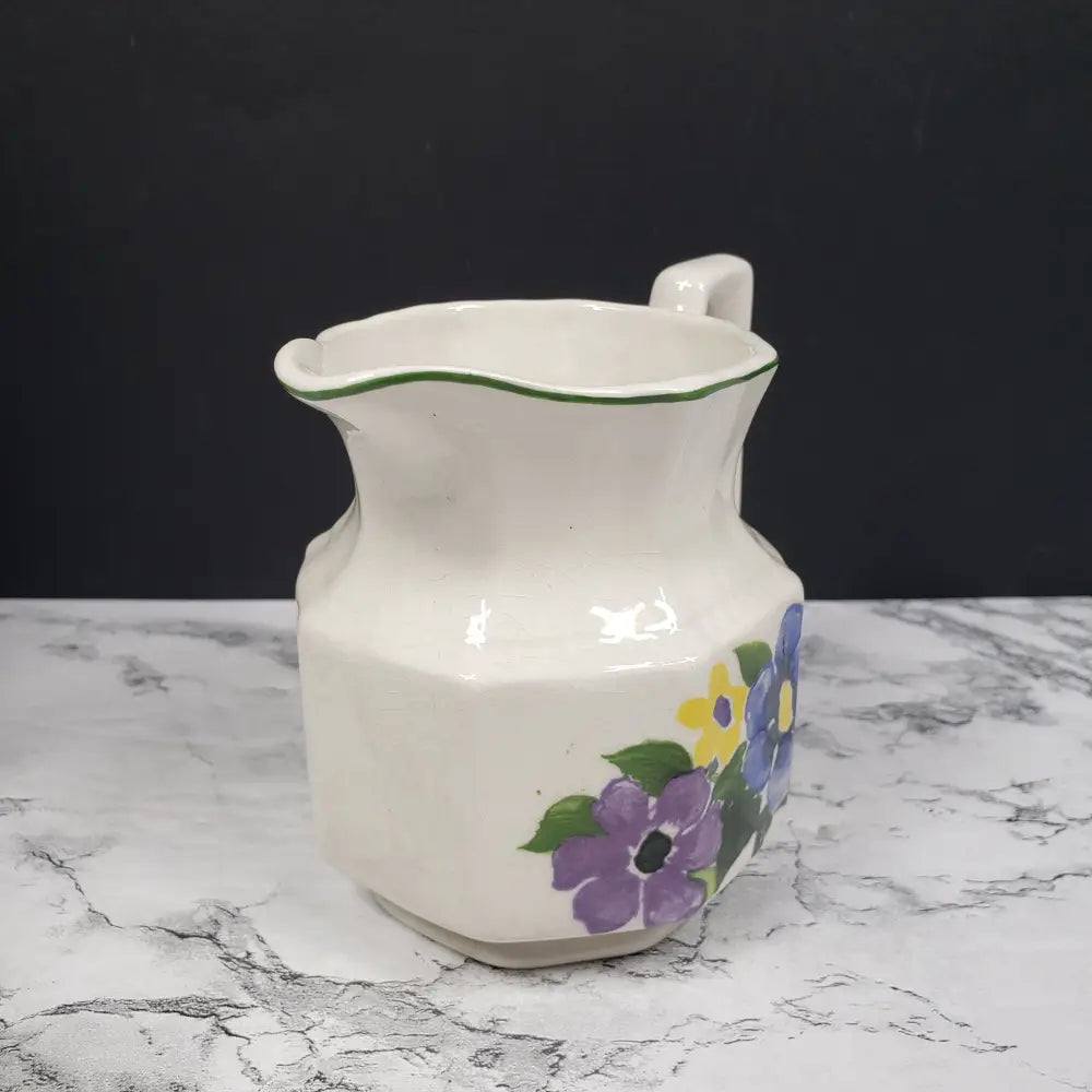 Kensington Staffordshire Ironstone Wayside Teapot And Creamer Vintage Decor