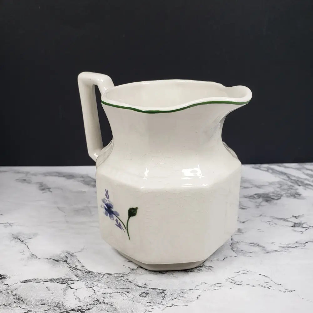 Kensington Staffordshire Ironstone Wayside Teapot And Creamer Vintage Decor