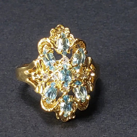 Vintage Ladies Cocktail Ring Size 8 - Rings