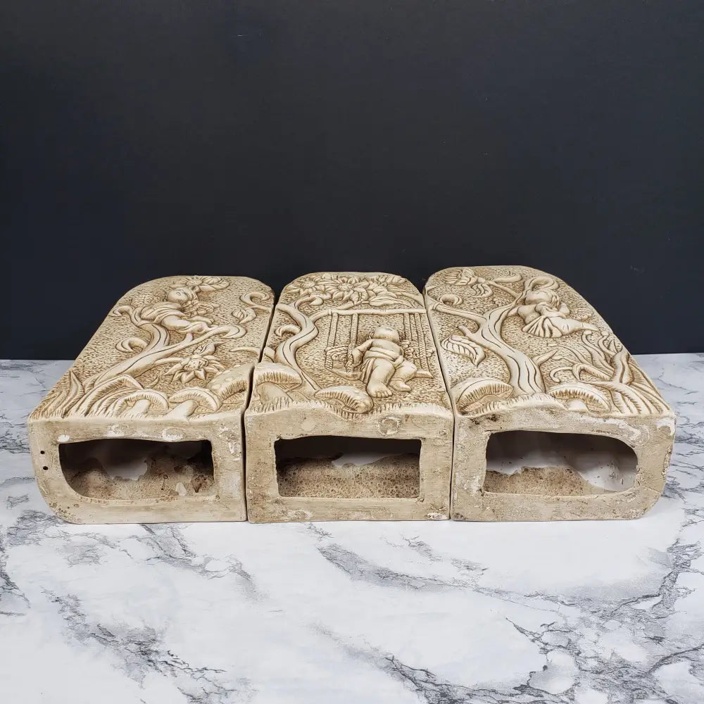 Last Supper Angels Two Sided Candle Holders Vintage