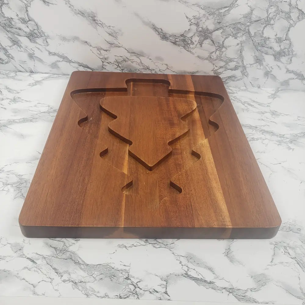 Lenox Christmas Tree Charcuterie Cheese Board Decor