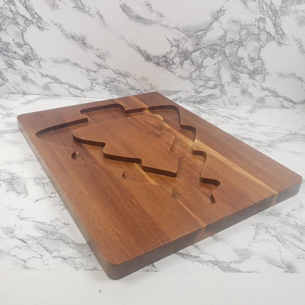 Lenox Christmas Tree Charcuterie Cheese Board Decor