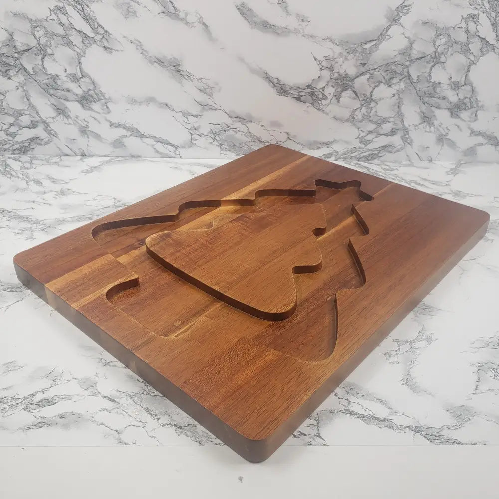 Lenox Christmas Tree Charcuterie Cheese Board Decor