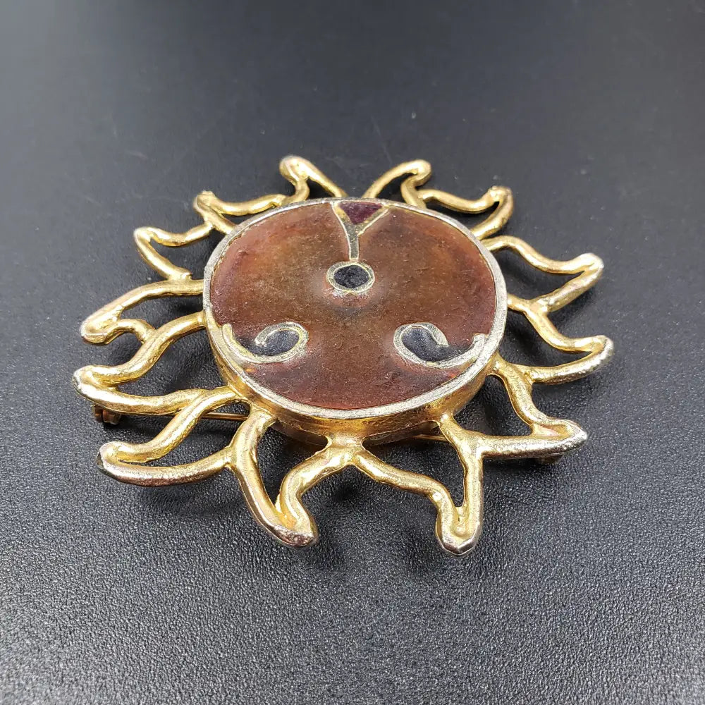 Leo House Of Joy Plique-À-Jour Lion Brooch Signed 1960S Vintage Brooches & Lapel Pins