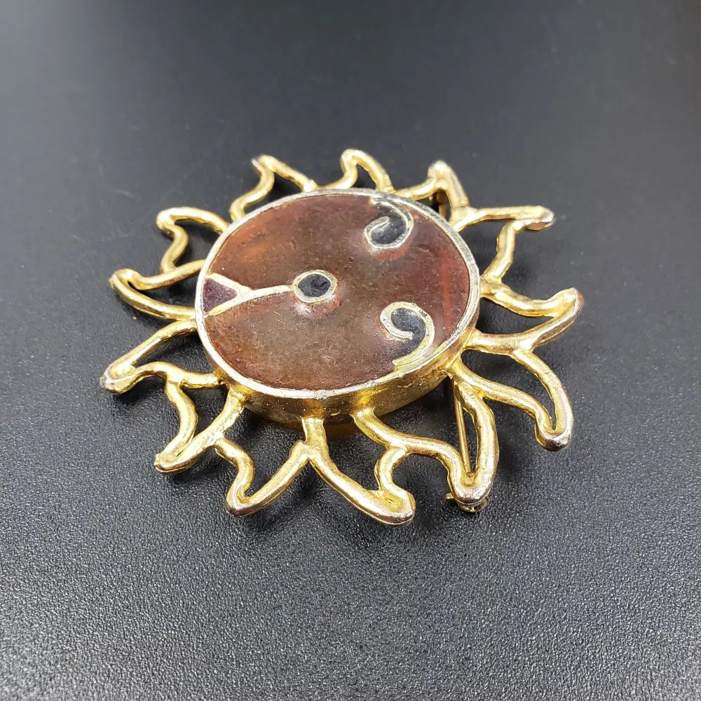 Leo House Of Joy Plique-À-Jour Lion Brooch Signed 1960S Vintage Brooches & Lapel Pins