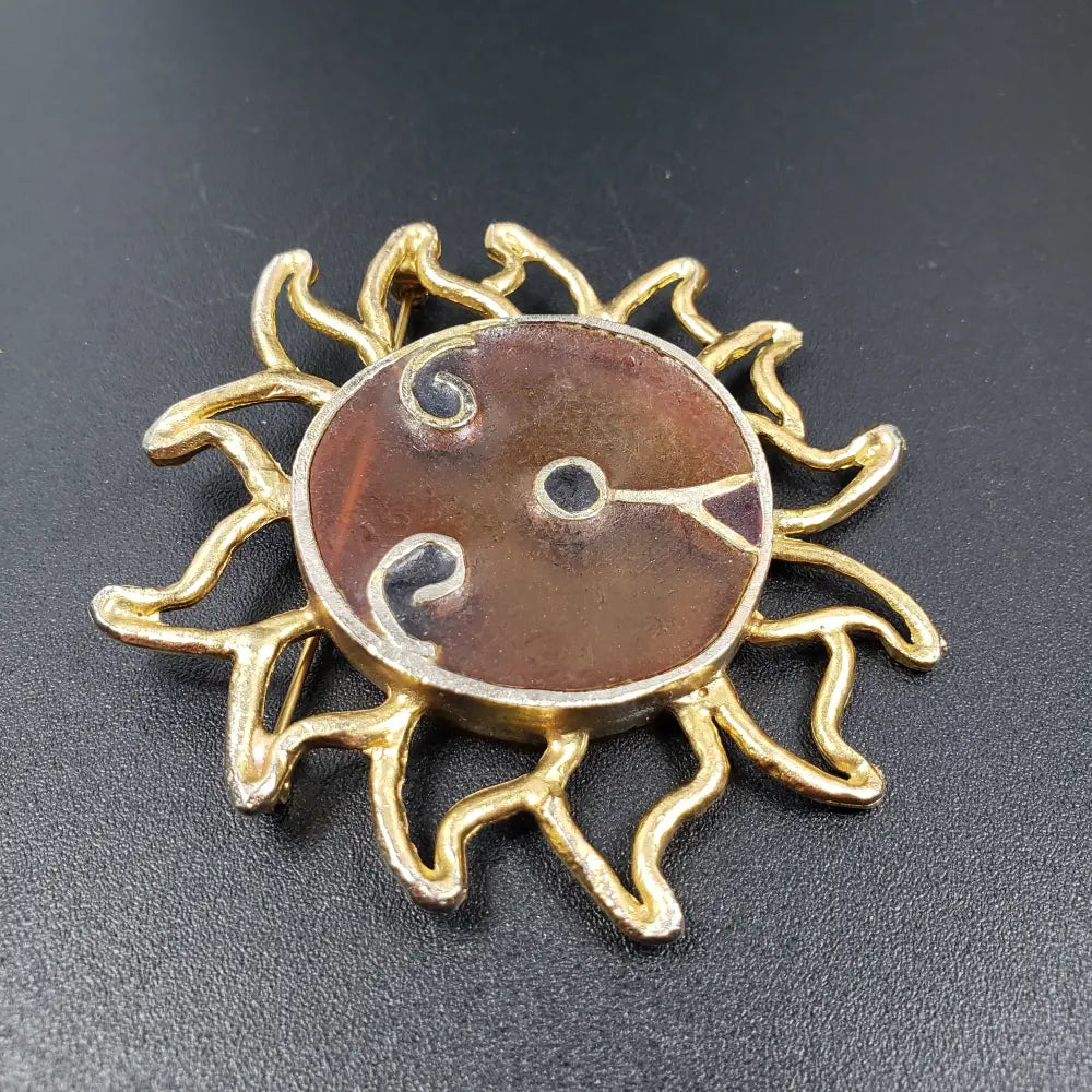 Leo House Of Joy Plique-À-Jour Lion Brooch Signed 1960S Vintage Brooches & Lapel Pins