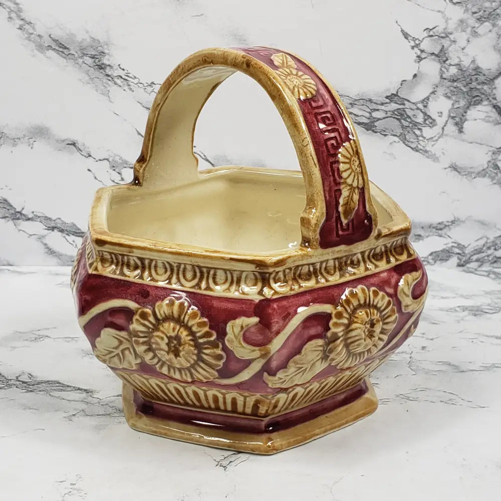 Mahuman Ware Planter Japan Vintage Decor