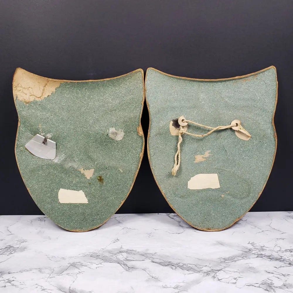 Masks Comedy Tragedy 1920S Wall Decor Antique