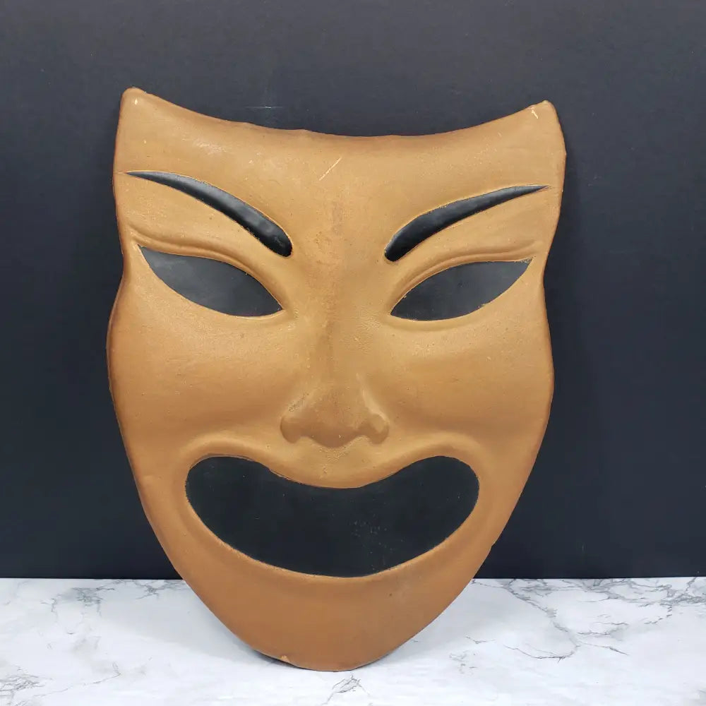 Masks Comedy Tragedy 1920S Wall Decor Antique