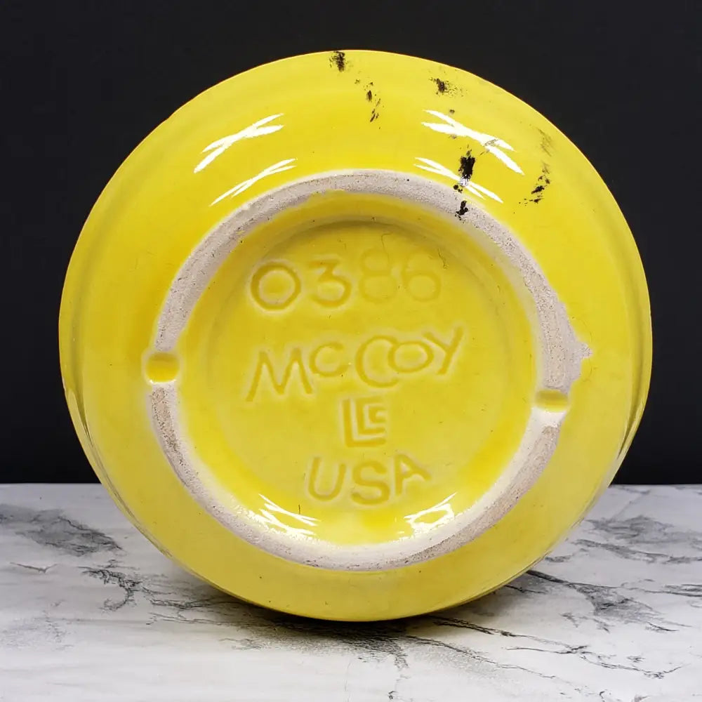 Mccoy Pottery Smiley Face Planter Vintage Decor
