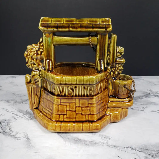 Mccoy Wishing Well Planter Vintage Pots & Planters