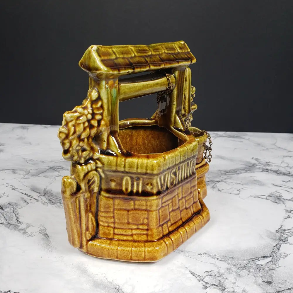 Mccoy Wishing Well Planter Vintage Pots & Planters
