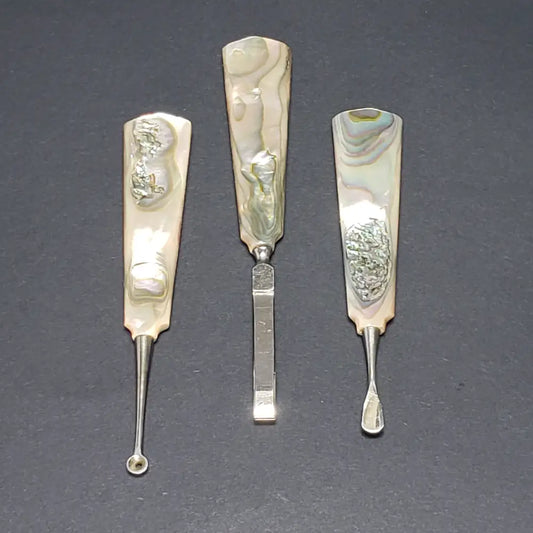 Mother Of Pearl Handled Vanity Tools (Vintage) Decor