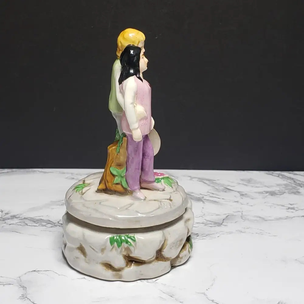 Love Story Musical Porcelain Figurine 1971 (Vintage) Decor