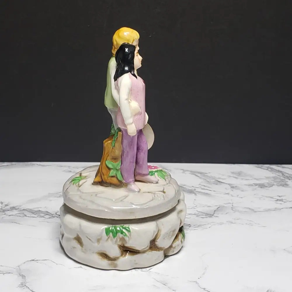 Love Story Musical Porcelain Figurine 1971 (Vintage) Decor