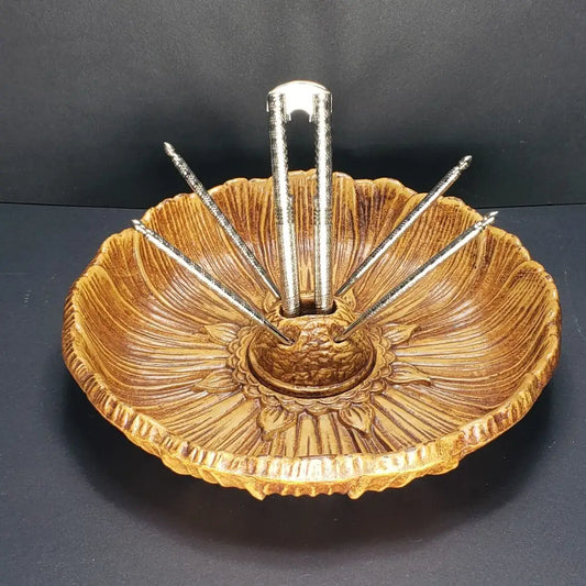 Nut Bowl W/Utensils Multi Products Inc (Vintage) Decor