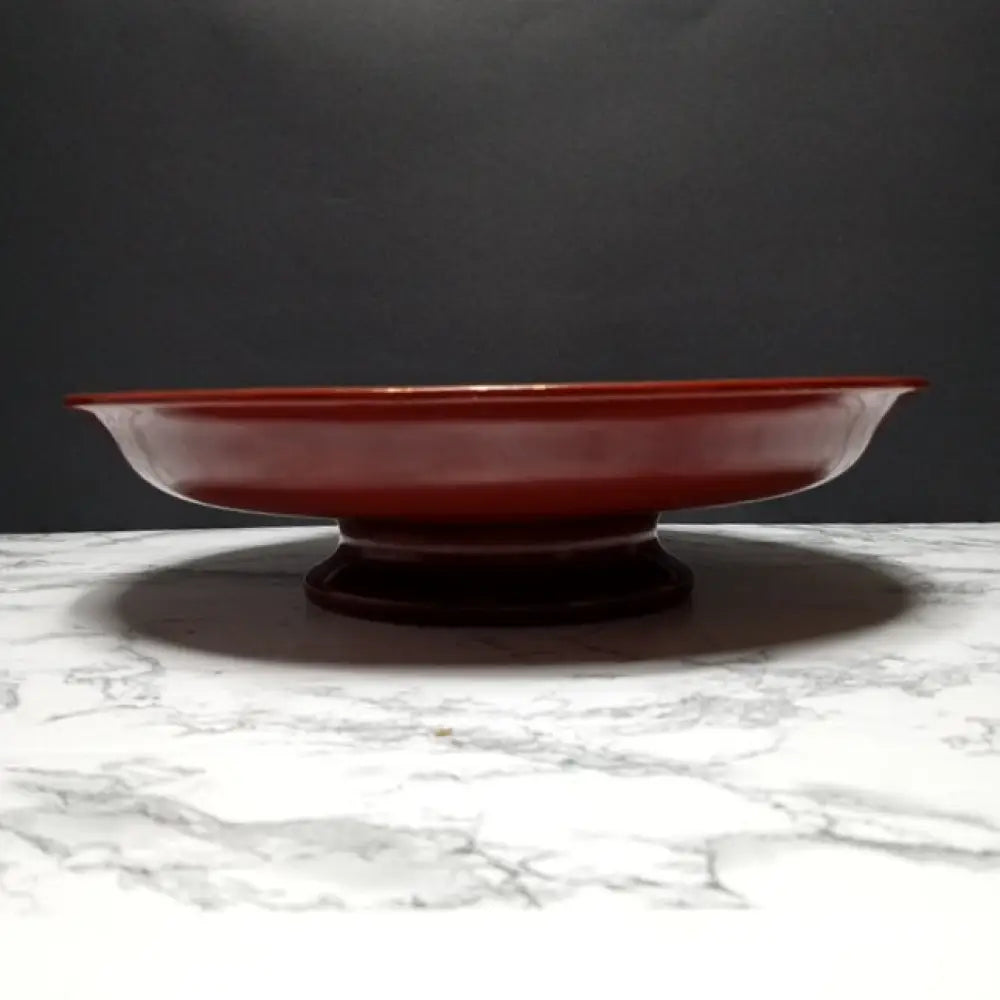 Occupied Japan Lacquer Rice Serving Dish ( Vintage ) Decor