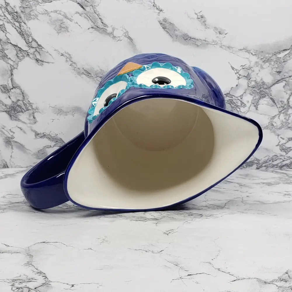 Owl Pitcher Grasslands Road Cobalt Blue Decor