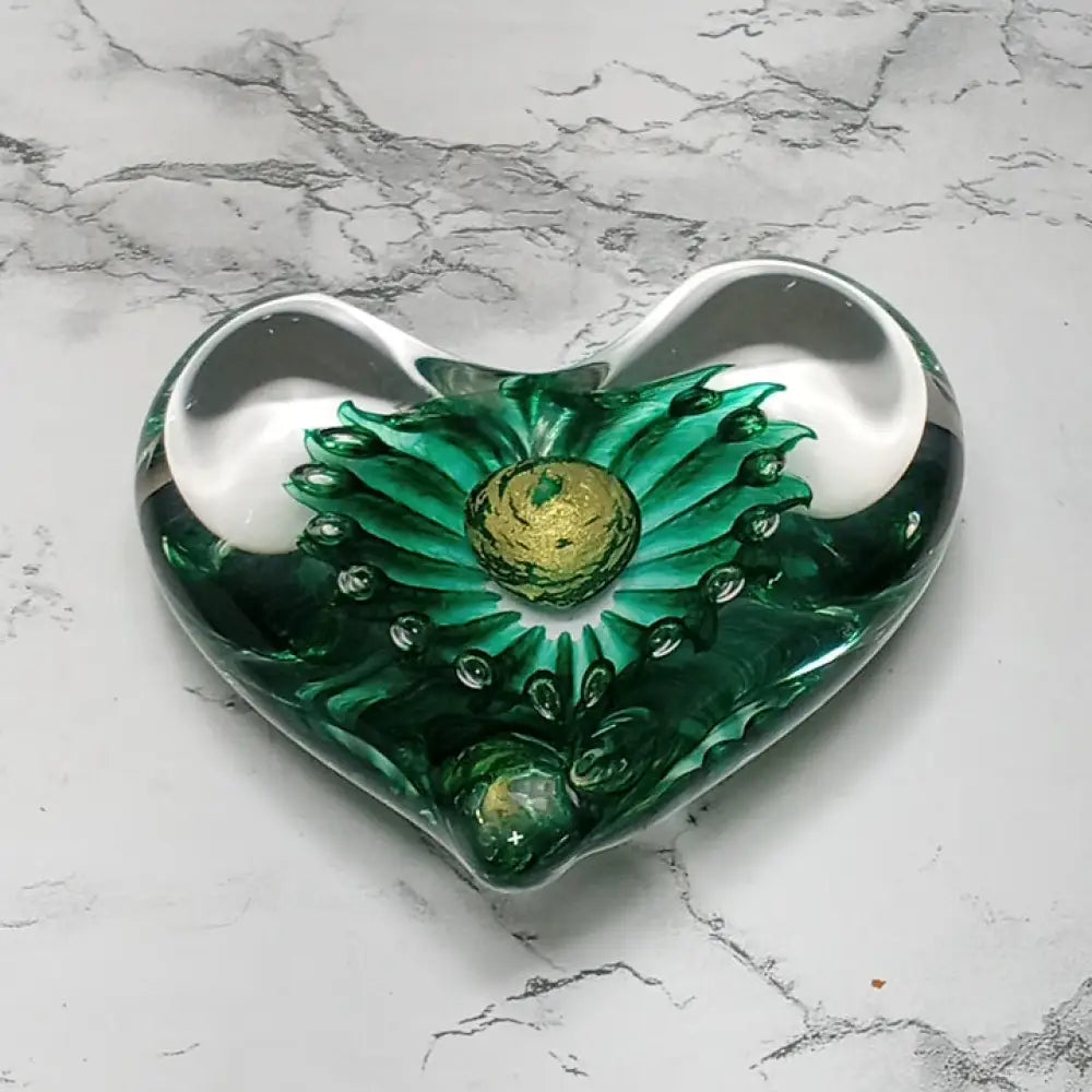 Paperweight Artist Signed Art Glass ( Vintage ) Decor