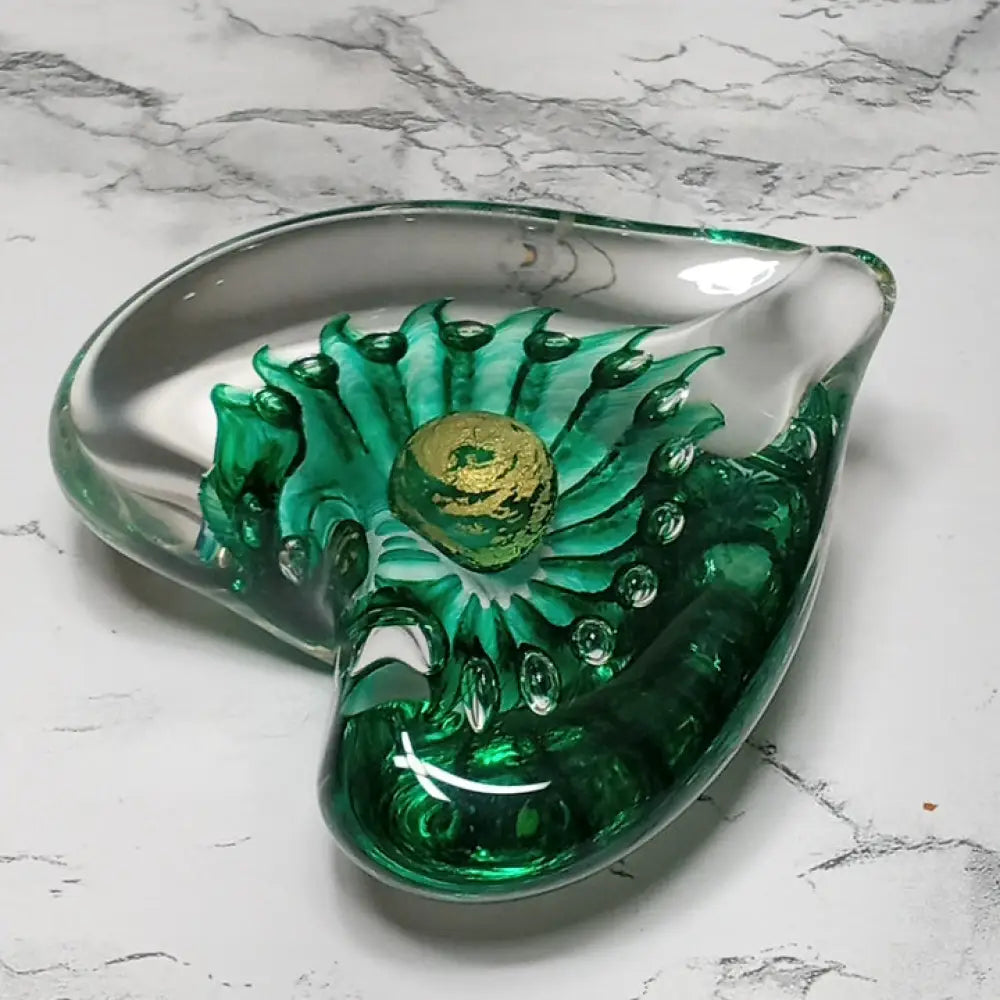 Paperweight Artist Signed Art Glass ( Vintage ) Decor