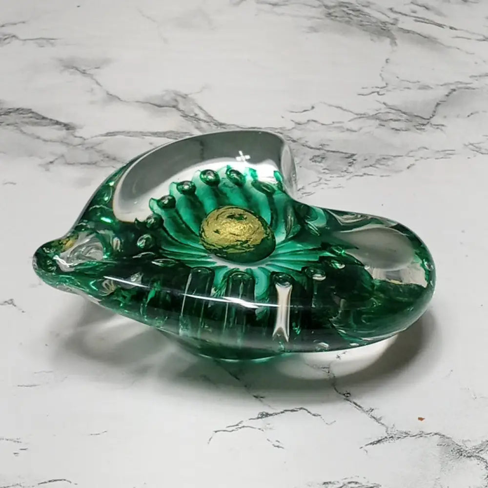 Paperweight Artist Signed Art Glass ( Vintage ) Decor