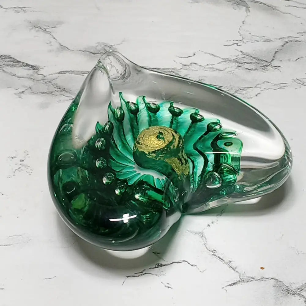 Paperweight Artist Signed Art Glass ( Vintage ) Decor