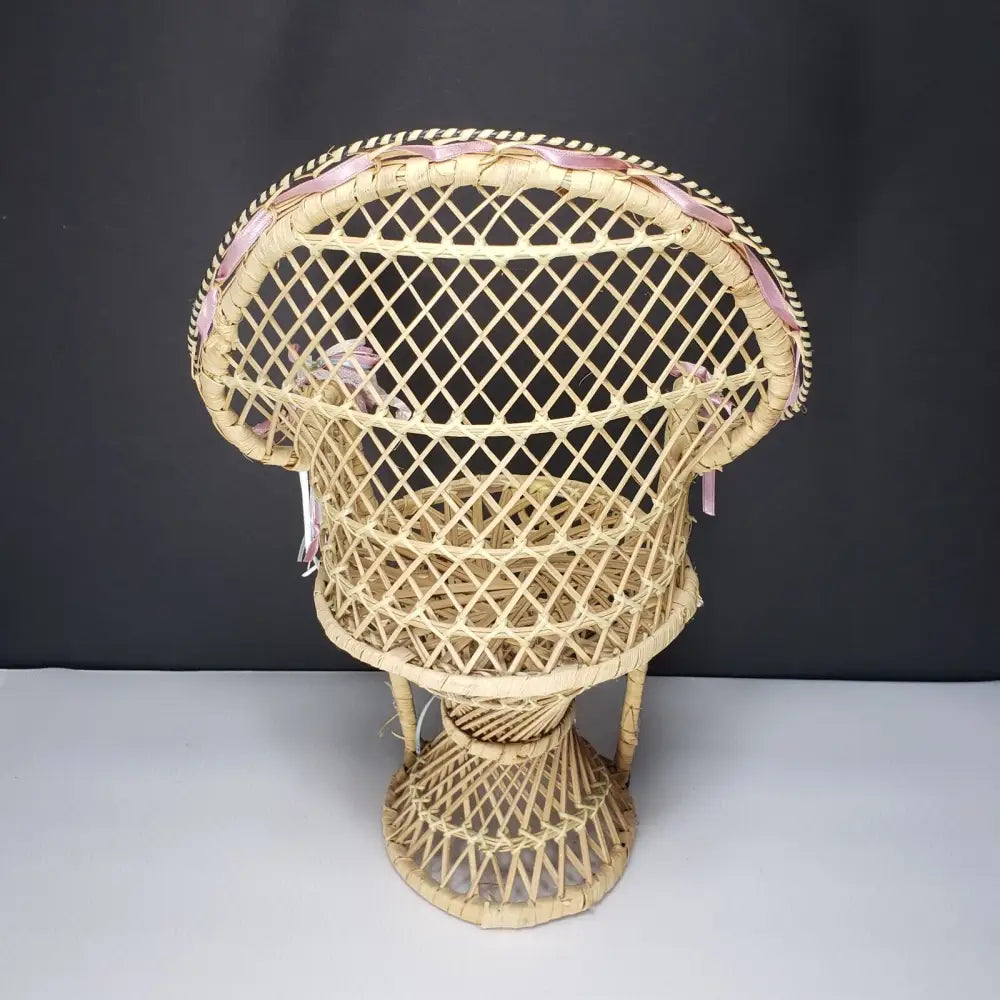 Peacock Doll Chair Or Plant Stand (Vintage) Decor