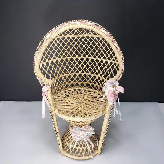 Peacock Doll Chair Or Plant Stand (Vintage) Decor