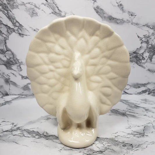 Peacock Wall Pocket Planter California Pottery Vintage Decor