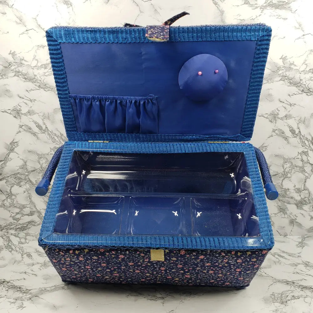Pentapco Sewing Crafting Basket Vintage Decor