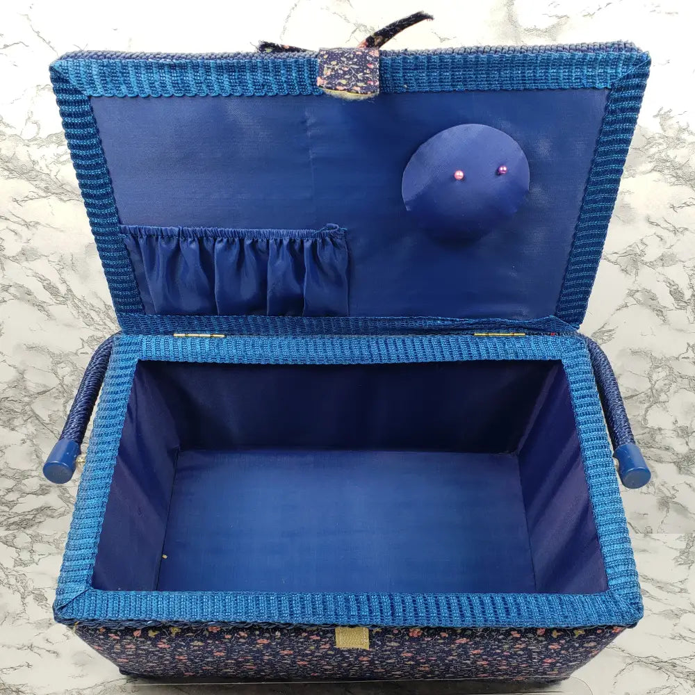 Pentapco Sewing Crafting Basket Vintage Decor