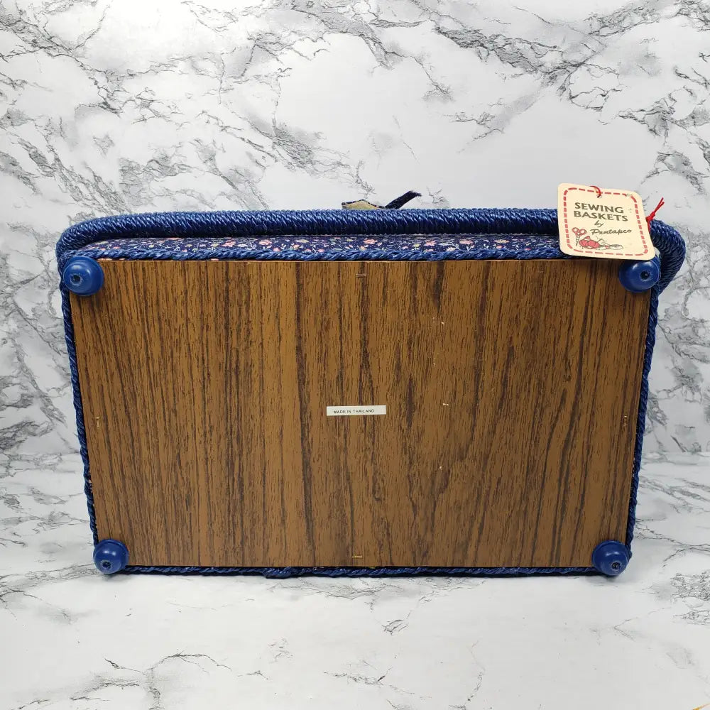 Pentapco Sewing Crafting Basket Vintage Decor