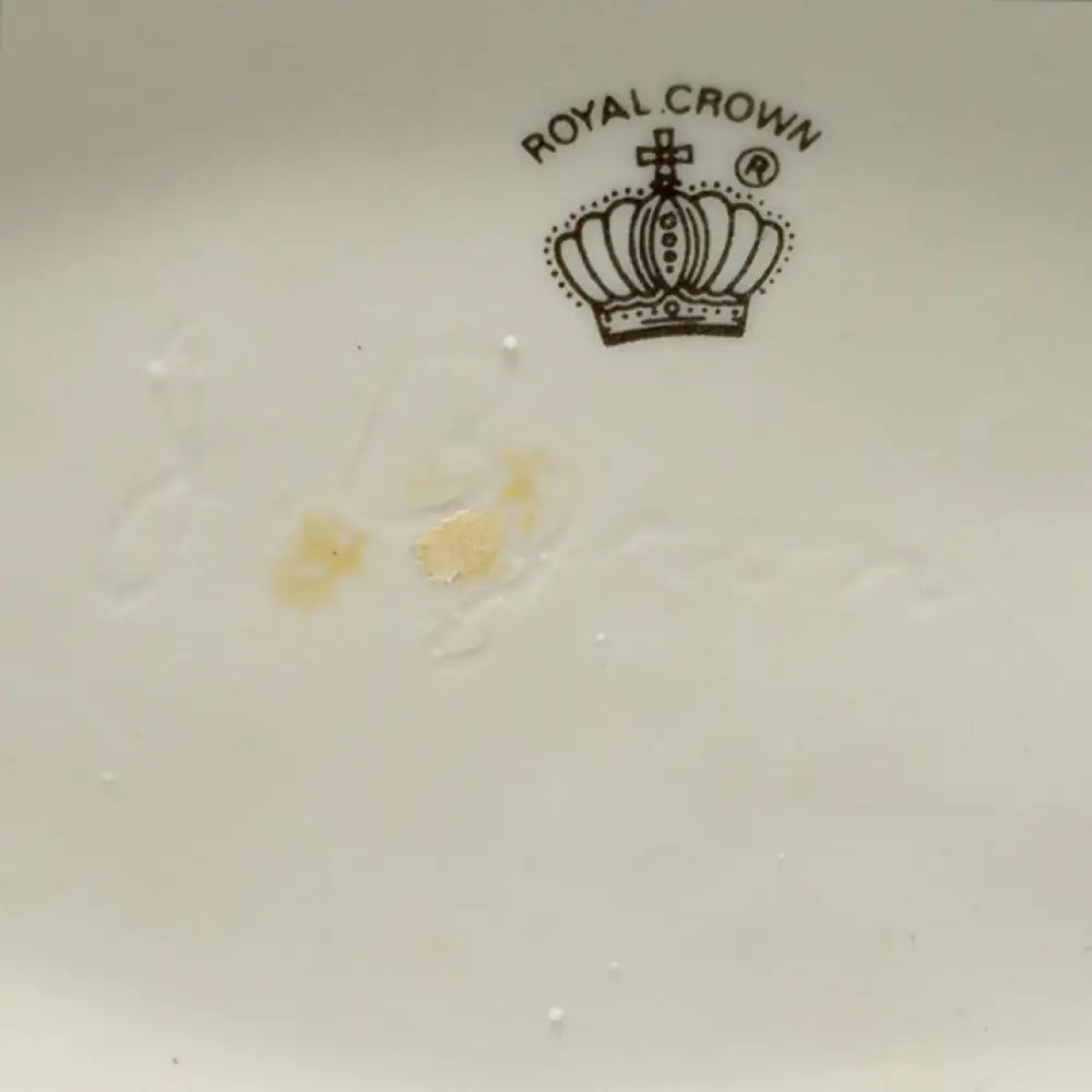 Hand Painted Artist Signed Royal Crown Porcelain Canary ( Vintage ) Decor