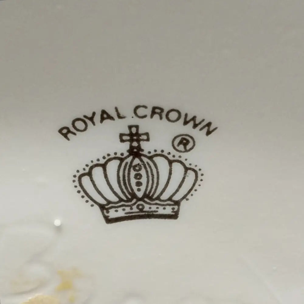 Hand Painted Artist Signed Royal Crown Porcelain Canary ( Vintage ) Decor